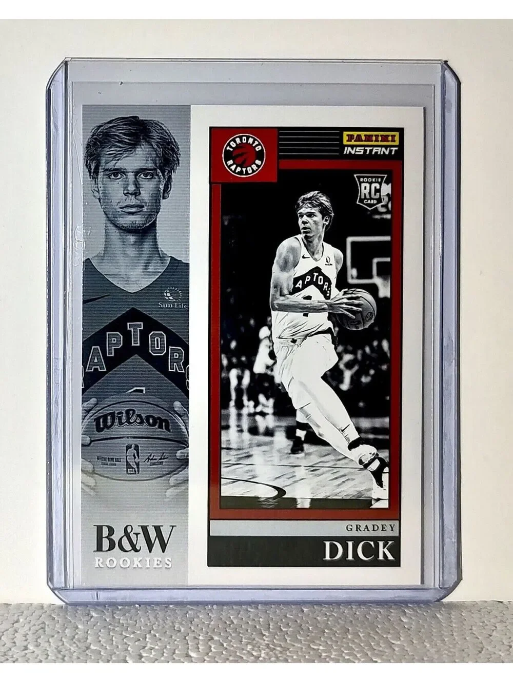Gradey Dick 2023-24 Panini NBA #22 Black and White Rookies Card 1/326